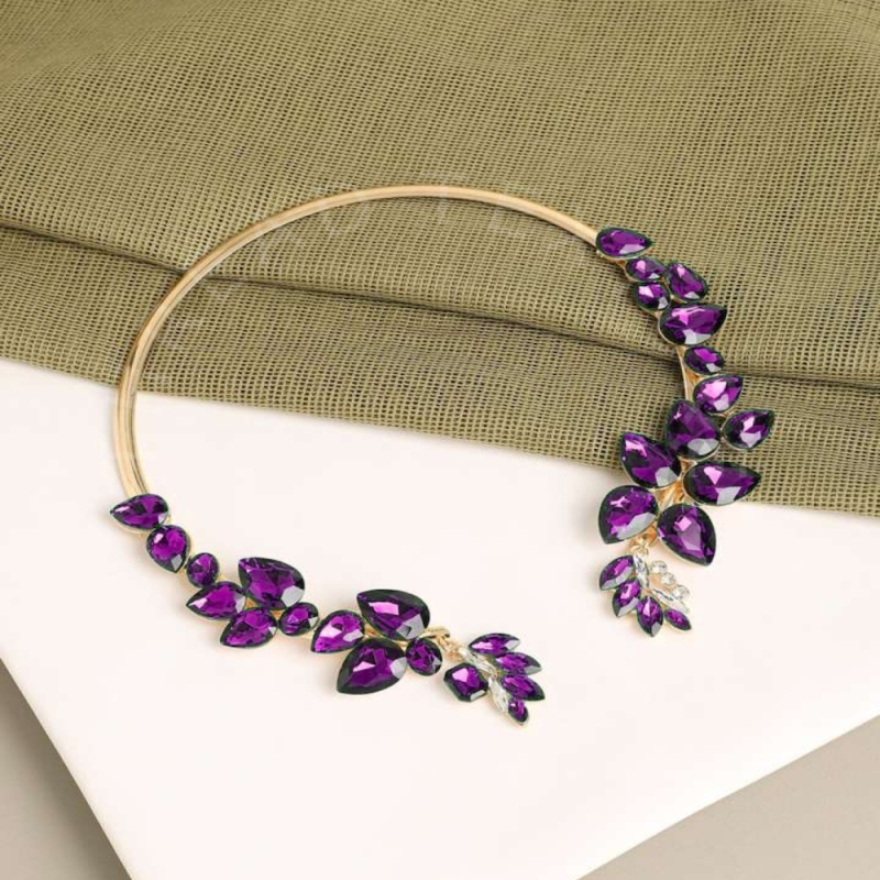 005II036 PREMIUM TEXTURED DIAMOND NECKLACE